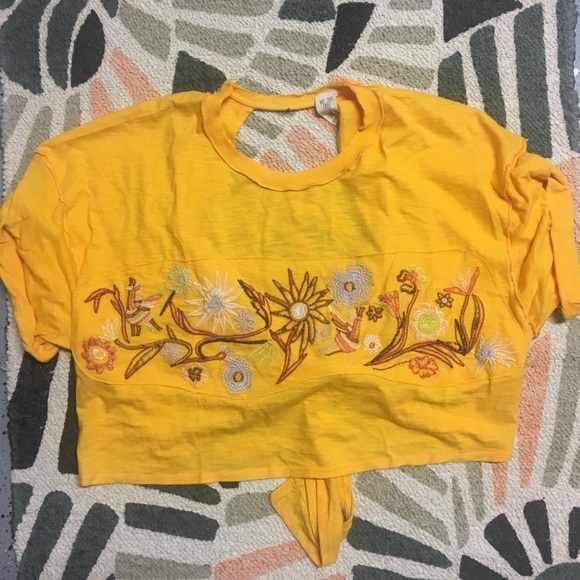 Free People open back crop top NWT - Picture 5 of 6